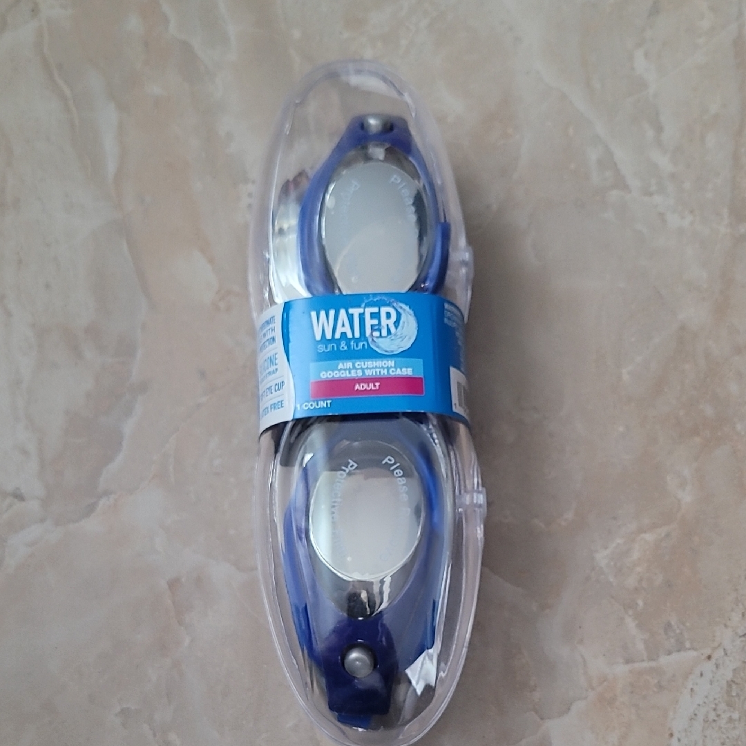 Blue Swim Goggles